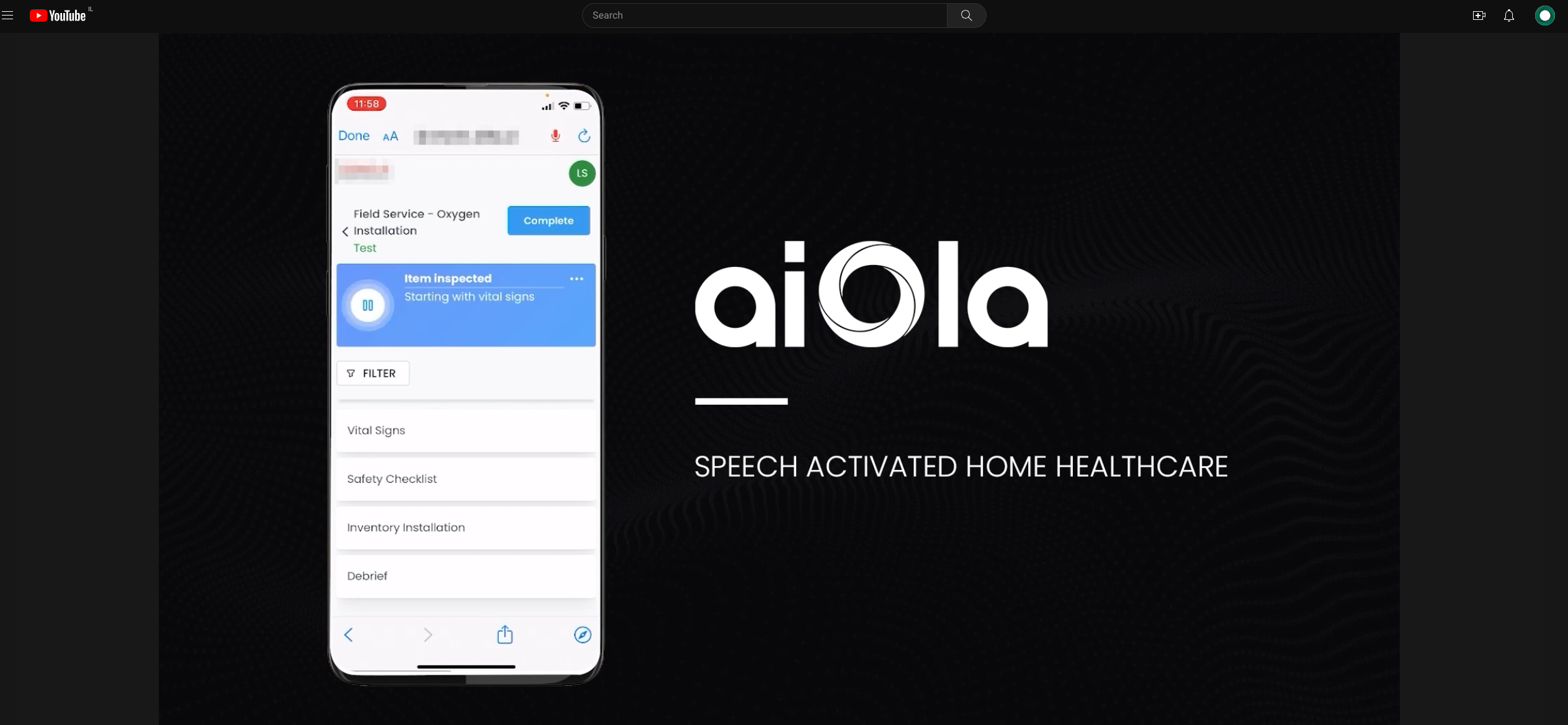 Speech Activated Home Healthcare