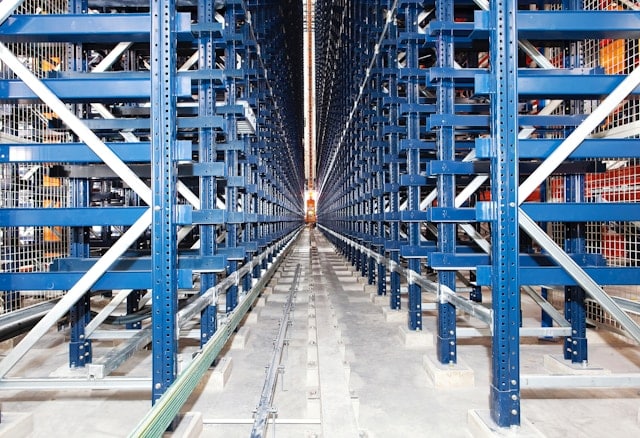 Employees working on assembly line