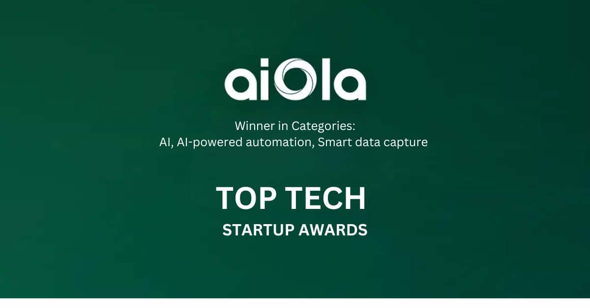 aiola winner - top tech startup awards